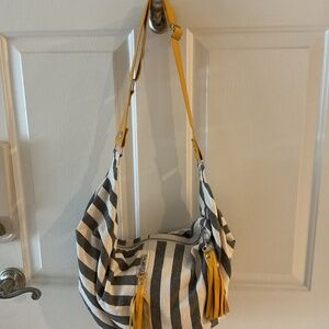 Canvas hobo bag